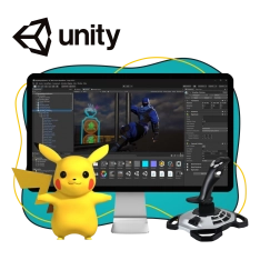 Мир игр на Unity 2D на популярном движке + AI-помощники - КИБЕРшкола программирования для детей, компьютерные курсы для школьников, начинающих и подростков - KIBERone г. Барнаул