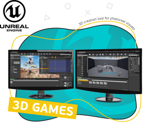 Unreal Engine 4. Игровой движок - Школа программирования для детей, компьютерные курсы для школьников, начинающих и подростков - KIBERone г. Барнаул